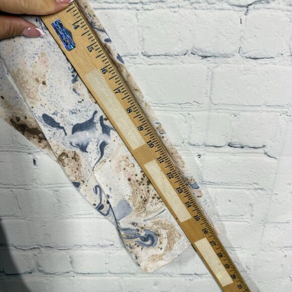 White Birch Tunic Women Plus 3X Soft Multicolor Soft Abstract Art to Wear Blouse - Picture 9 of 11